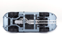 Bburago Jaguar E Coupe 1:18 Metalic Silver Blue